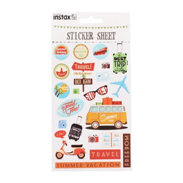instax uzlīmju komplekts "Travel" (22 gab.)