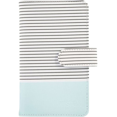 Albums instax mini LAPORTA "Striped Ice Blue", ar kabatiņām, 108 fotogrāfijām