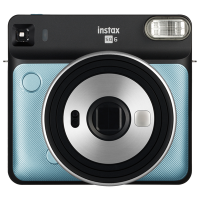 instax SQUARE SQ6 AQUA BLUE moment foto kamera+instax SQUARE glossy (10gab.)