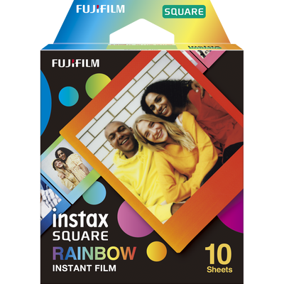 instax SQUARE foto filma RAINBOW (10gab.)