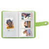 Albums instax mini LAPORTA "Striped Lim Green", ar kabatiņām, 108 fotogrāfijām