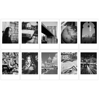 instax mini foto filma MONOCHROME (10gab.)