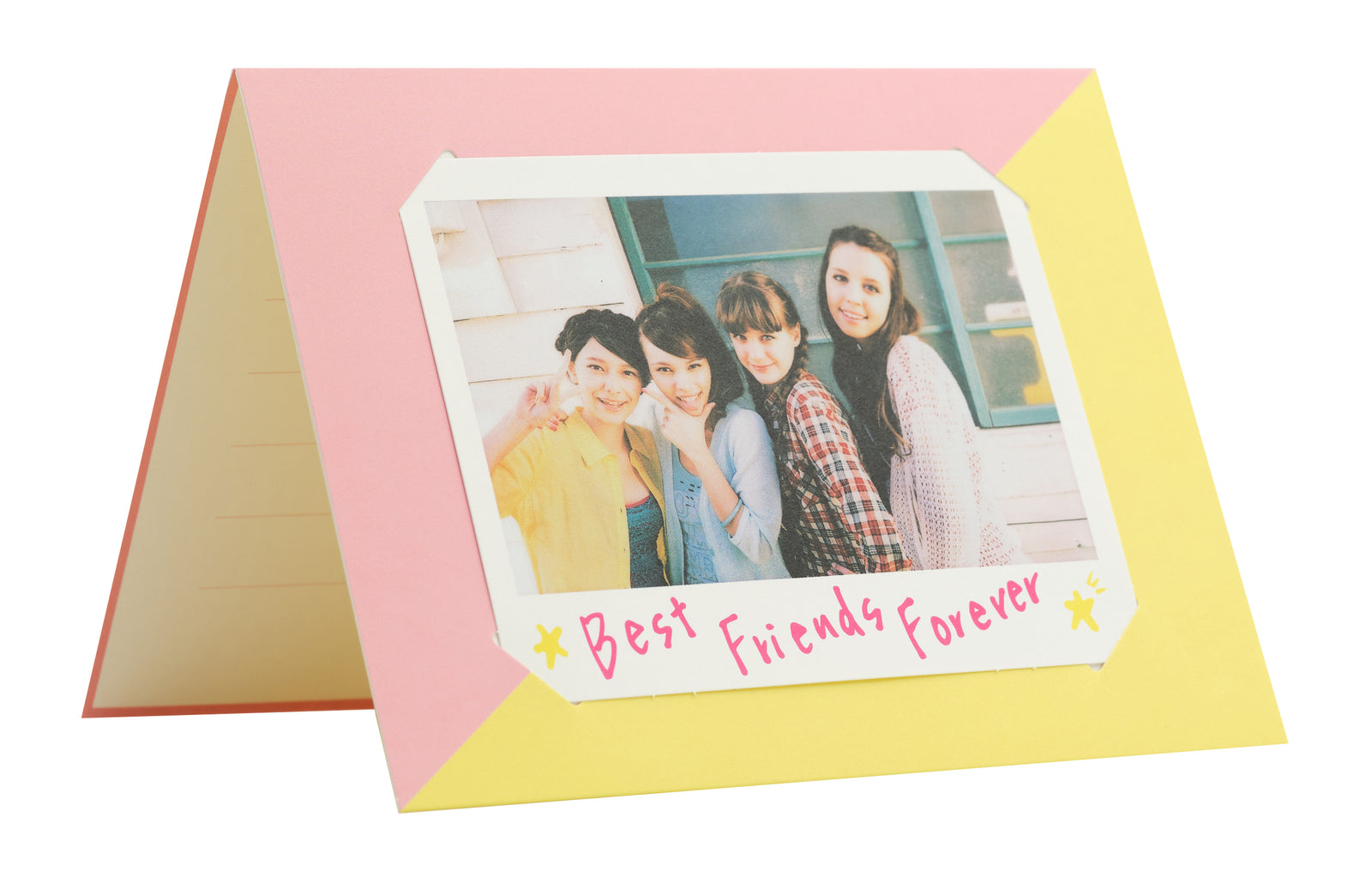 instax Wide pastkarte rozā/dzeltena