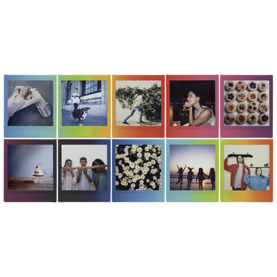 instax SQUARE foto filma RAINBOW (10gab.)