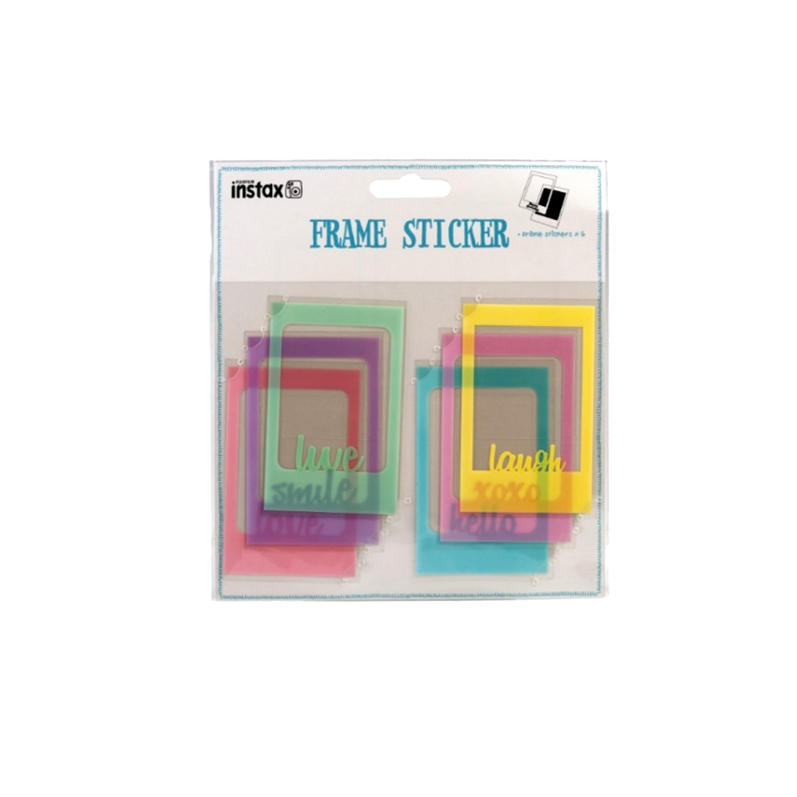 instax līmējamu rāmīšu komplekts "Callouts", (6 gab.)