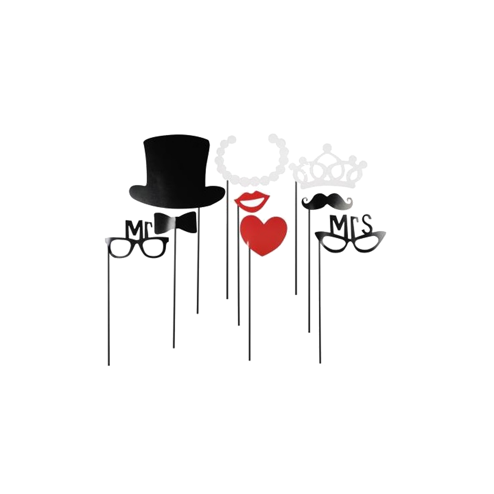 instax foto dekorācija "Wedding" (9 gab.)