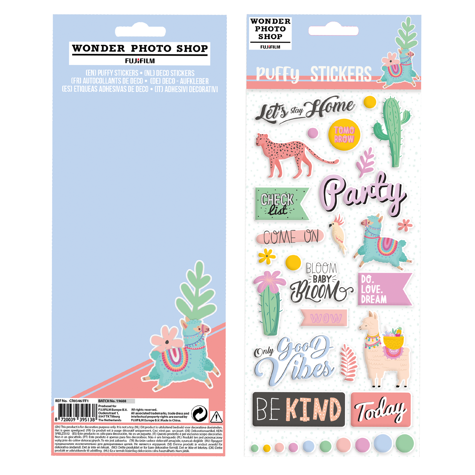 Uzlīmju (mīksto) komplekts LIFESTYLE, 21 gab.