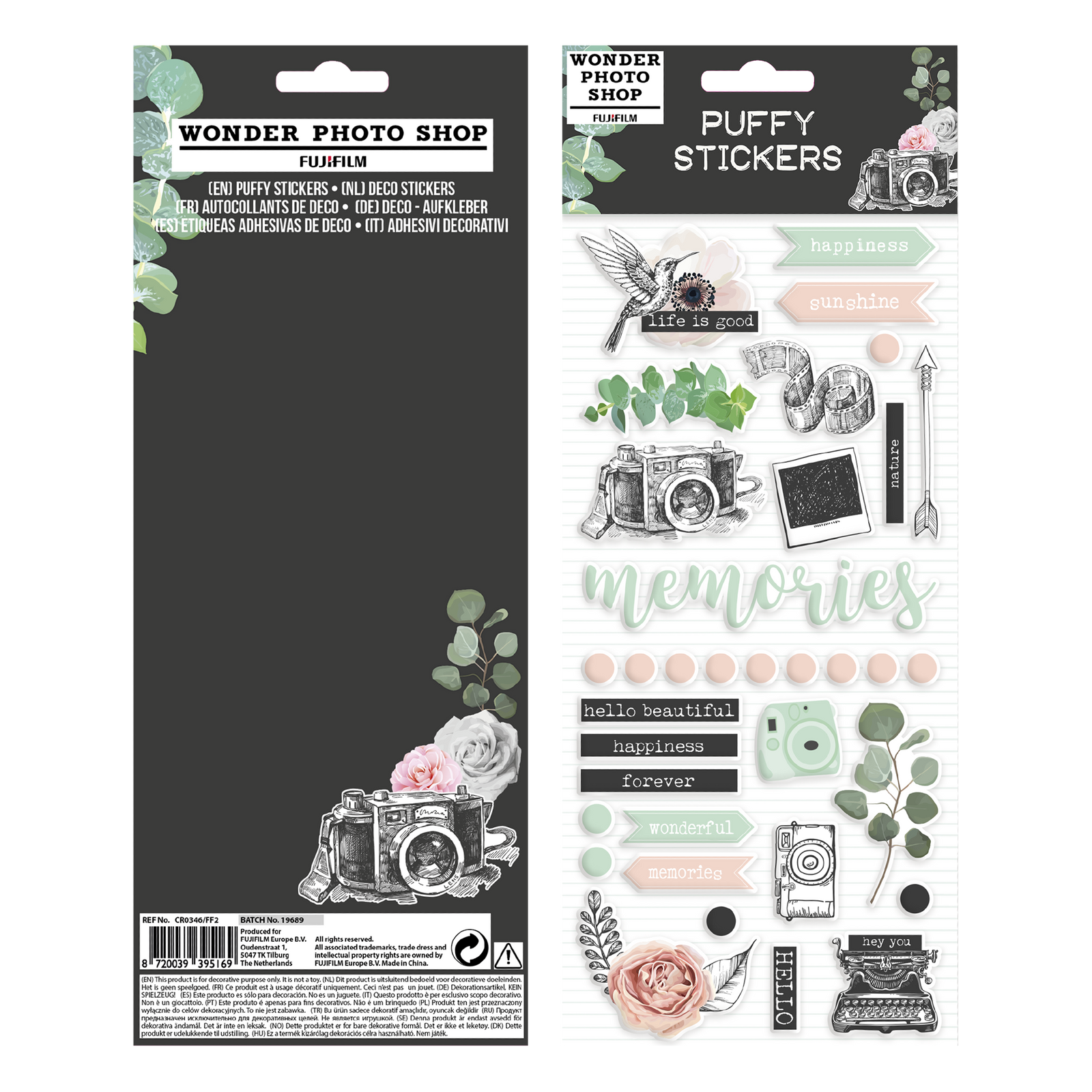 Uzlīmju (mīksto) komplekts VINTAGE, 21 gab.