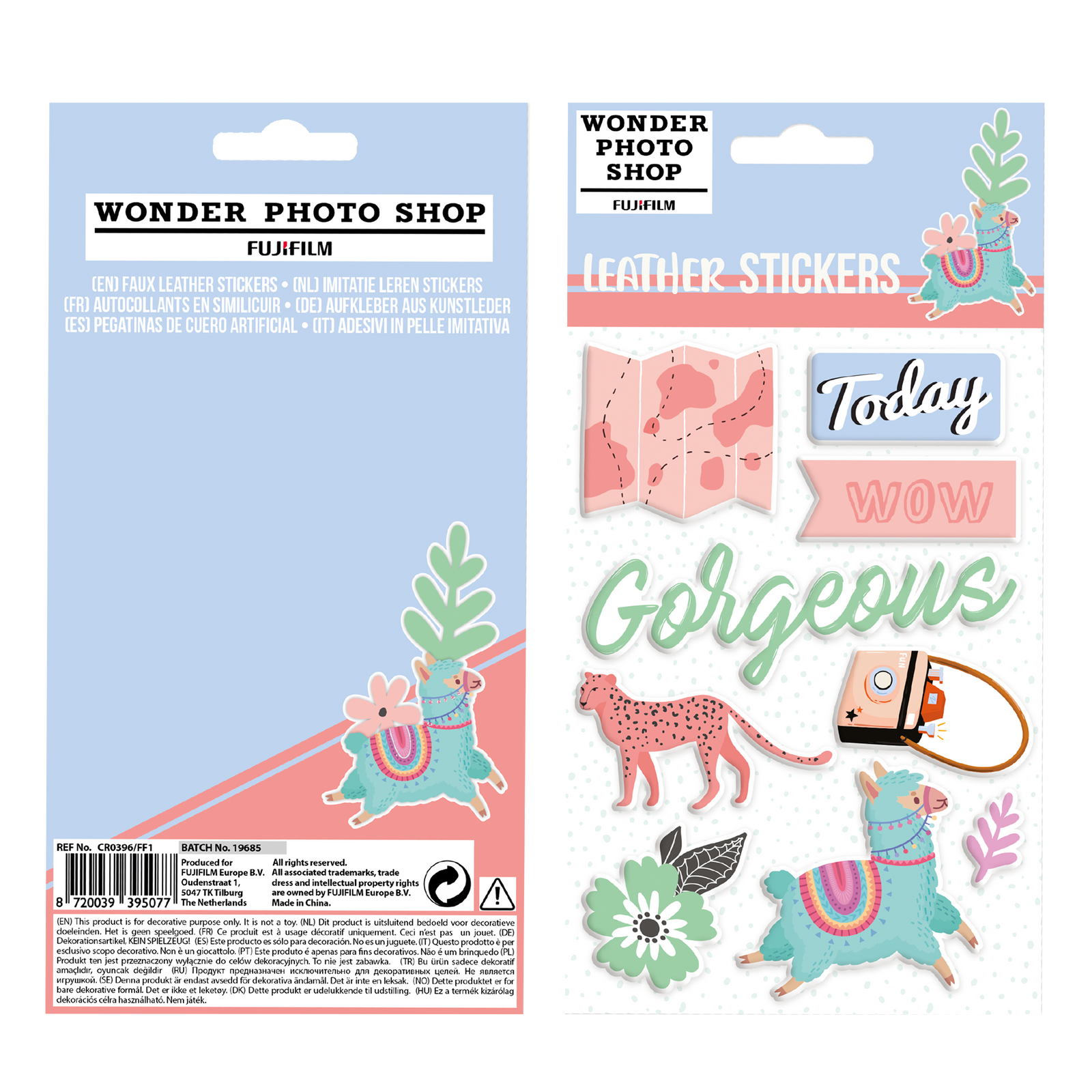 Uzlīmju (PU āda) komplekts LIFESTYLE, 9 gab.