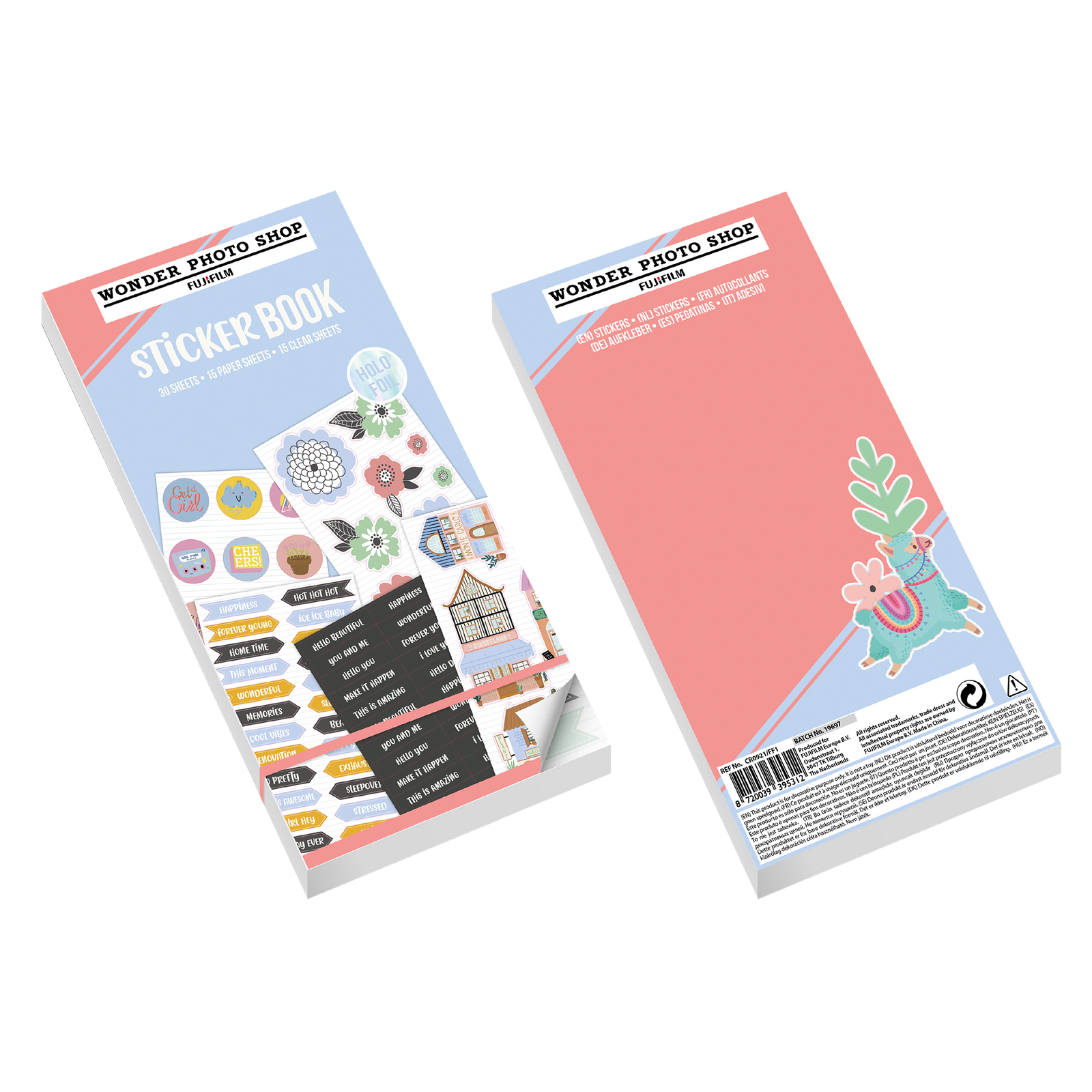 Uzlīmju grāmata LIFESTYLE, 30 lapas ar uzlīmēm