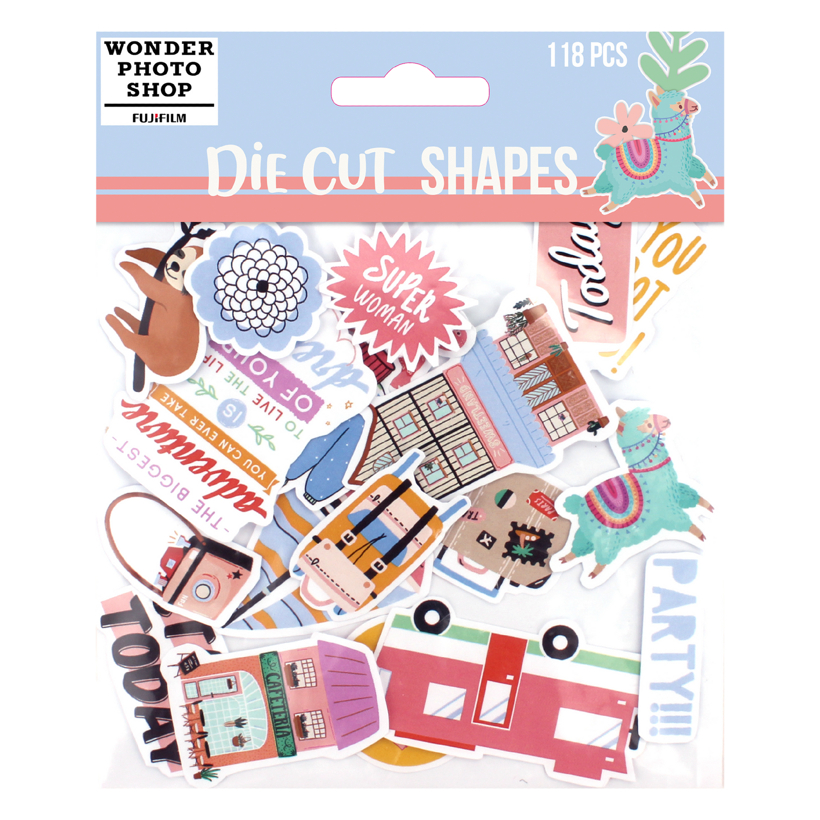 Papīra dekoru komplekts LIFESTYLE, 118 gab.