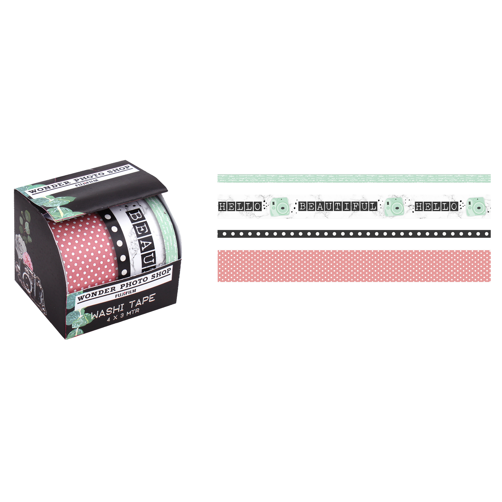 Dekoratīva līmlente VINTAGE (4 gab. x 3 m)