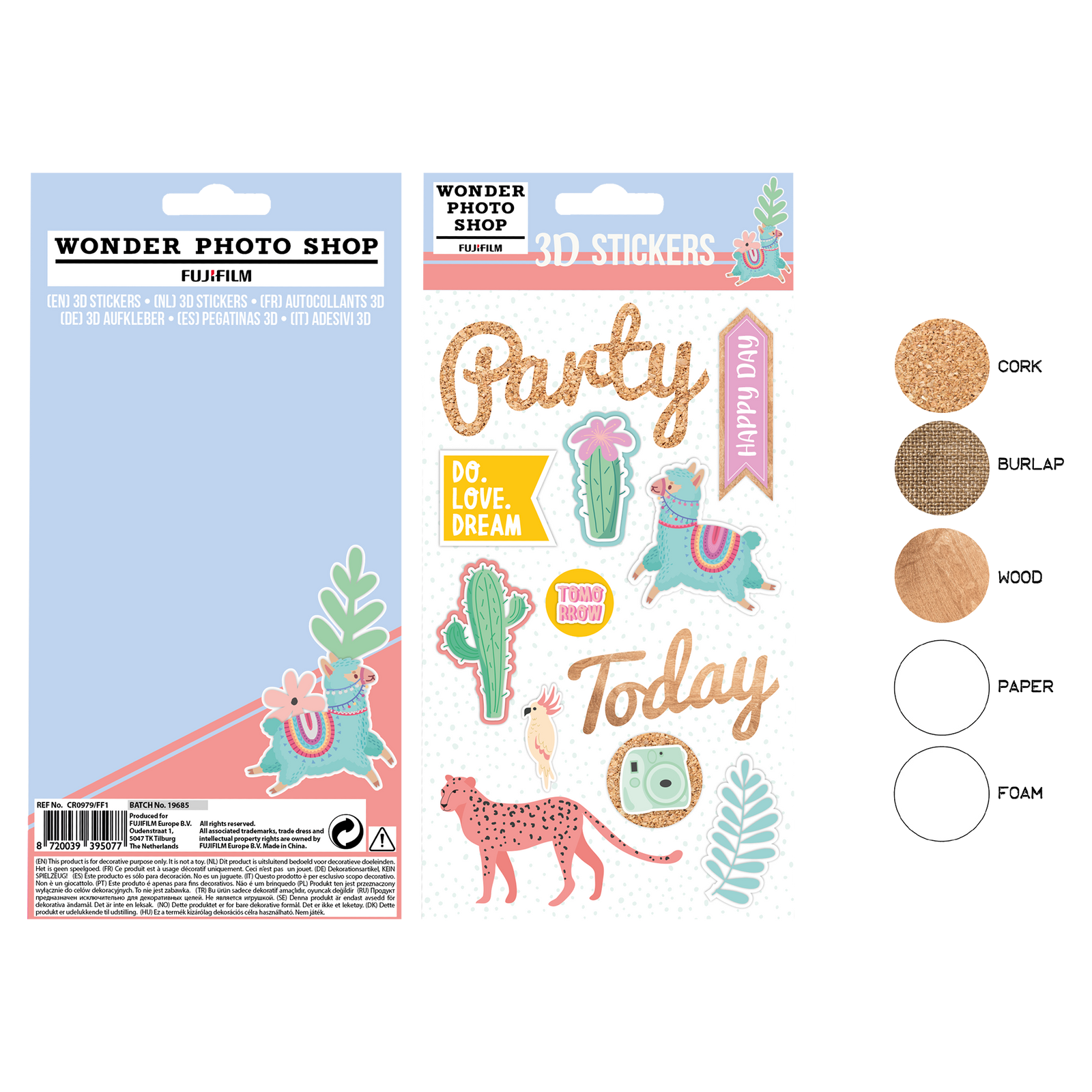 Uzlīmju (3D) komplekts LIFESTYLE, 12 gab.