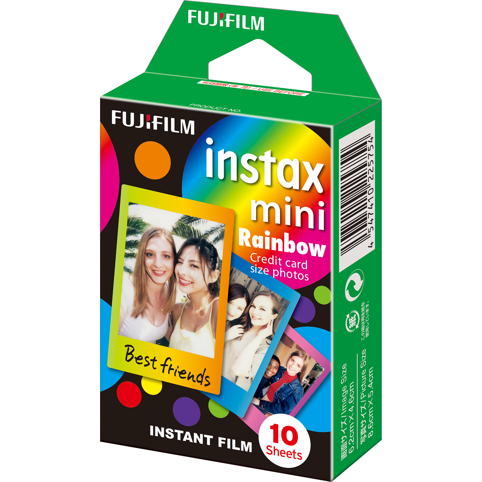 instax mini foto filma RAINBOW (10gab.)