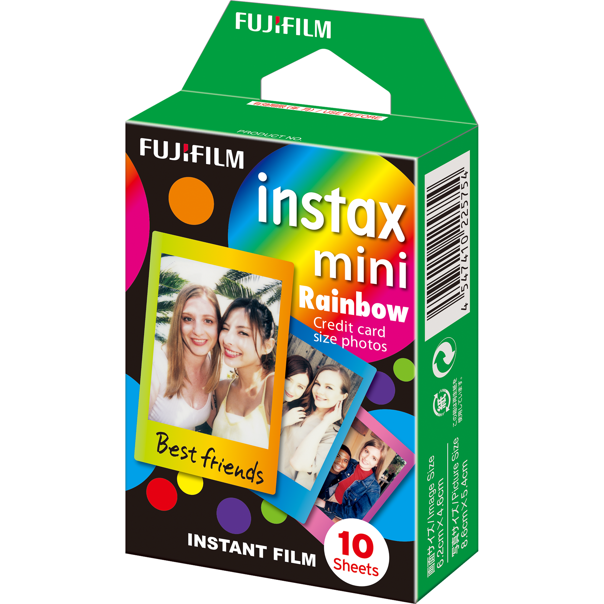 instax mini foto filma RAINBOW (10gab.)