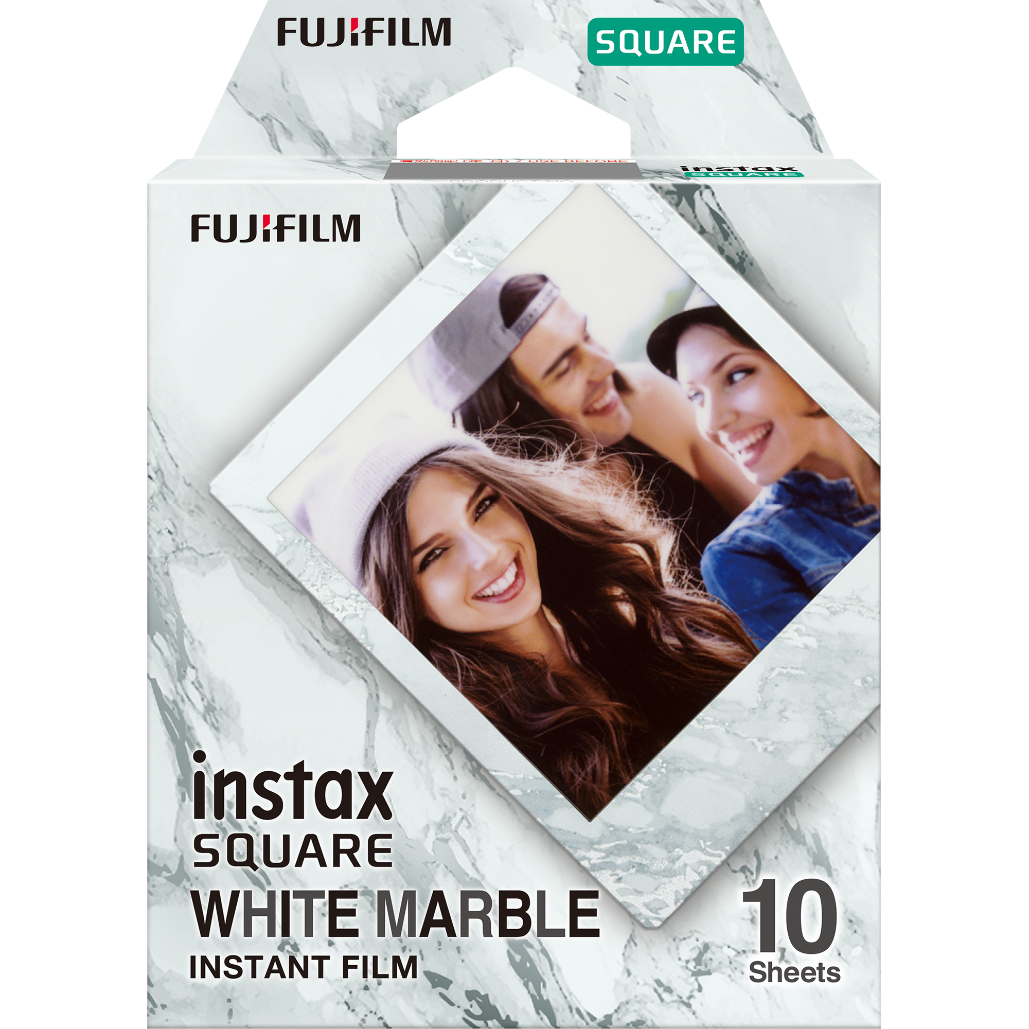 instax SQUARE foto filma WHITE MARBLE (10gab.)