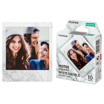 instax SQUARE foto filma WHITE MARBLE (10gab.)
