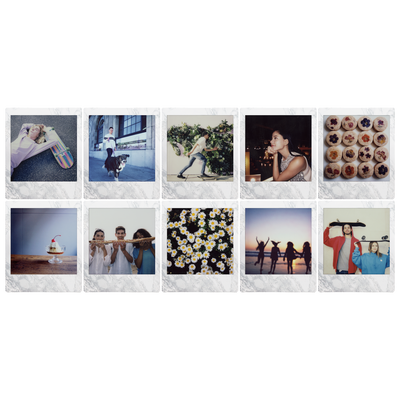 instax SQUARE foto filma WHITE MARBLE (10gab.)