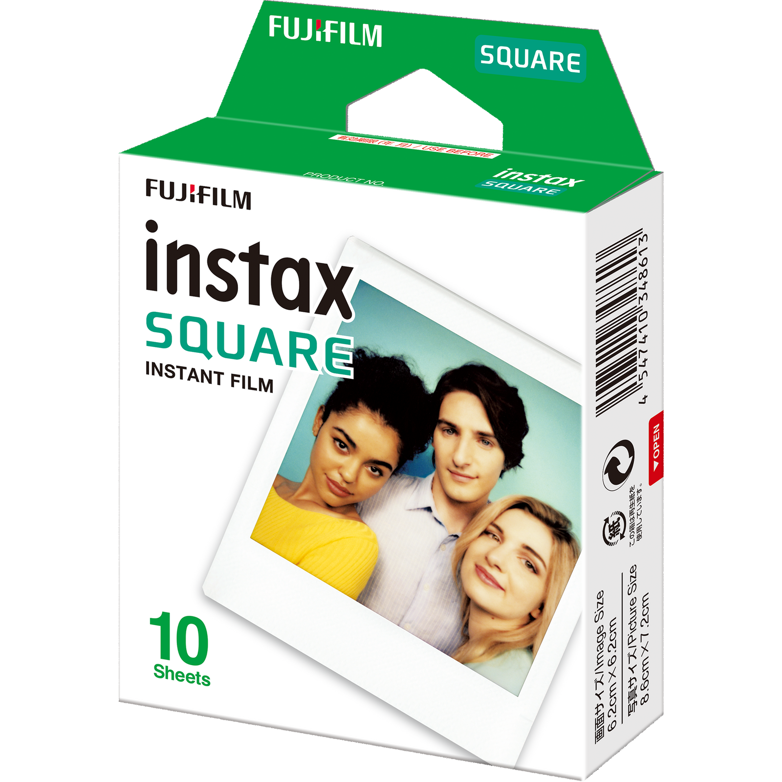 instax  SQUARE foto filma GLOSSY(10gab.)