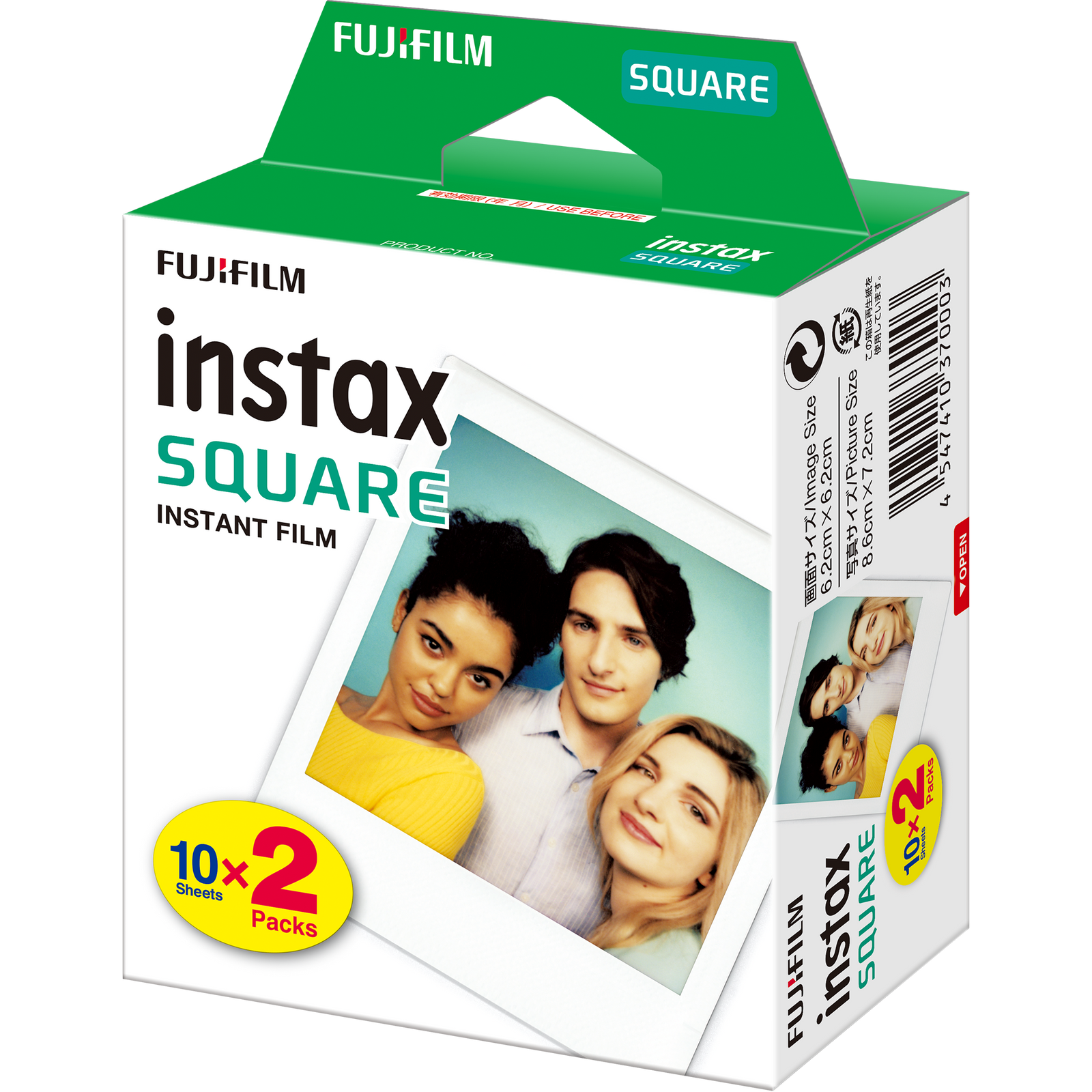 instax SQUARE foto filma GLOSSY(2x10gab.)