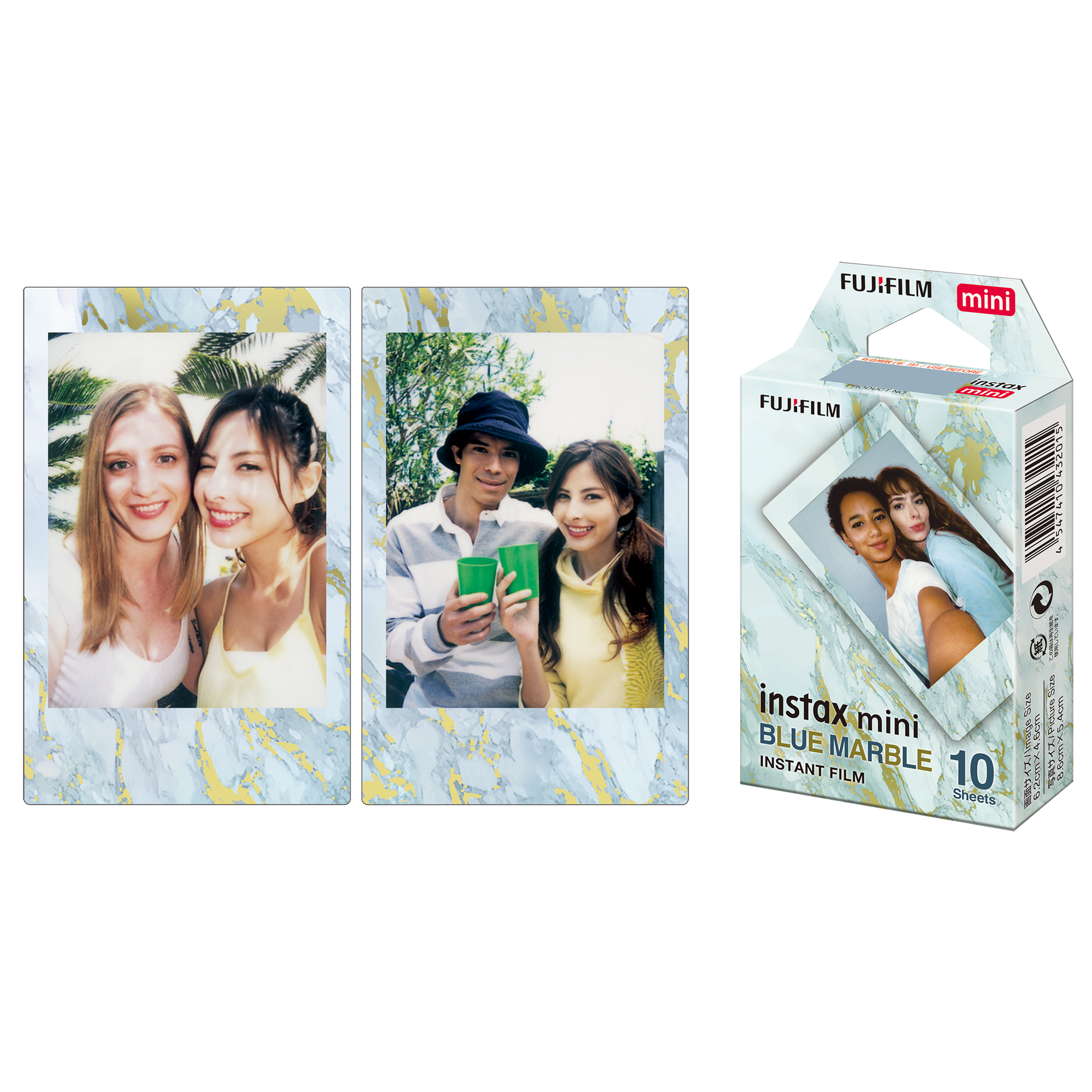 instax mini foto filma BLUE MARBLE (10gab.)