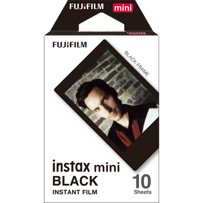 instax mini foto filma BLACK FRAME (10gab.)