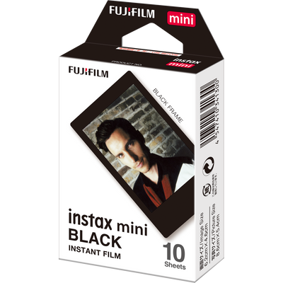 instax mini foto filma BLACK FRAME (10gab.)