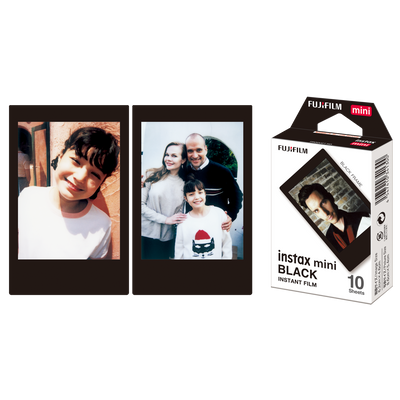 instax mini foto filma BLACK FRAME (10gab.)