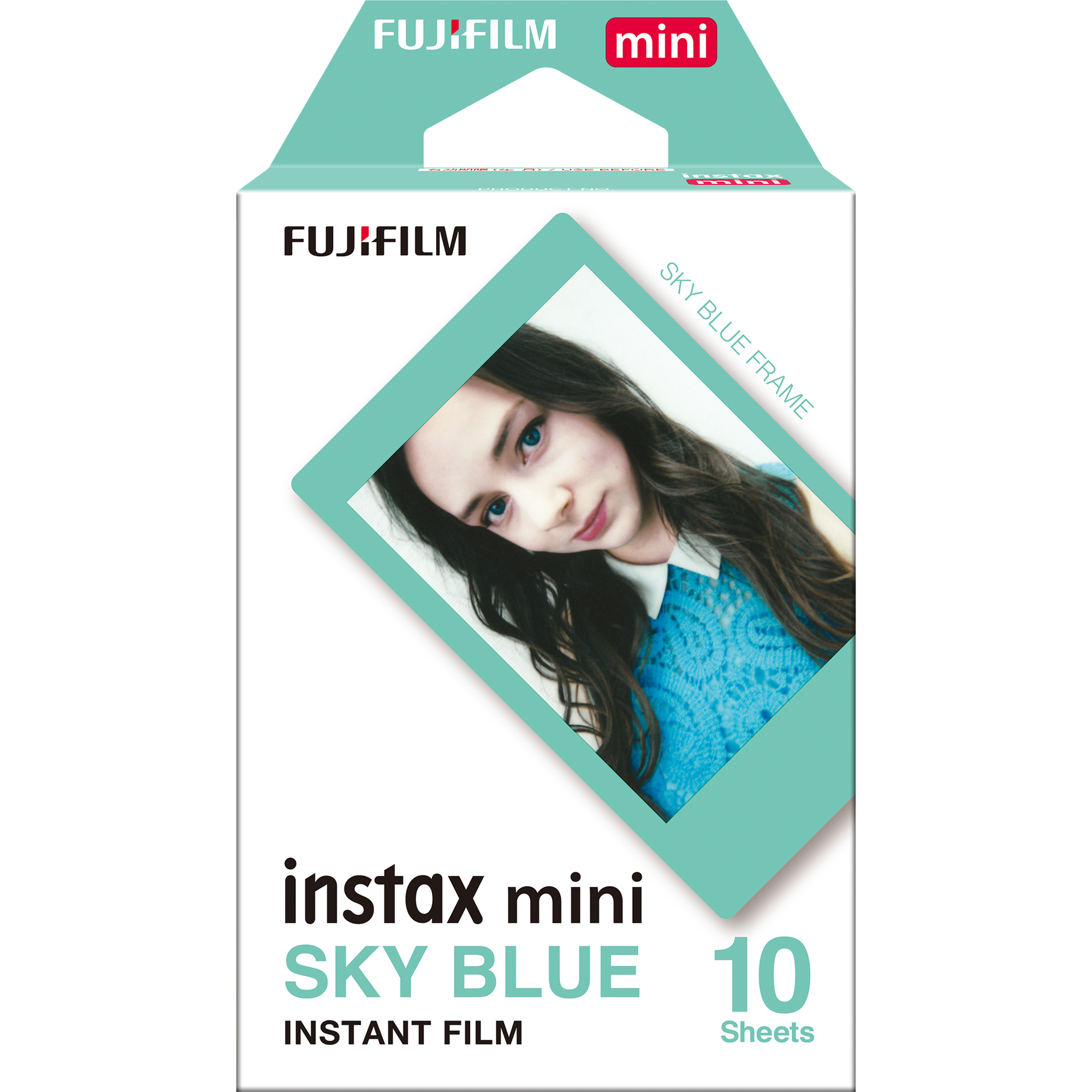 instax mini foto filma SKY BLUE FRAME (10gab.)