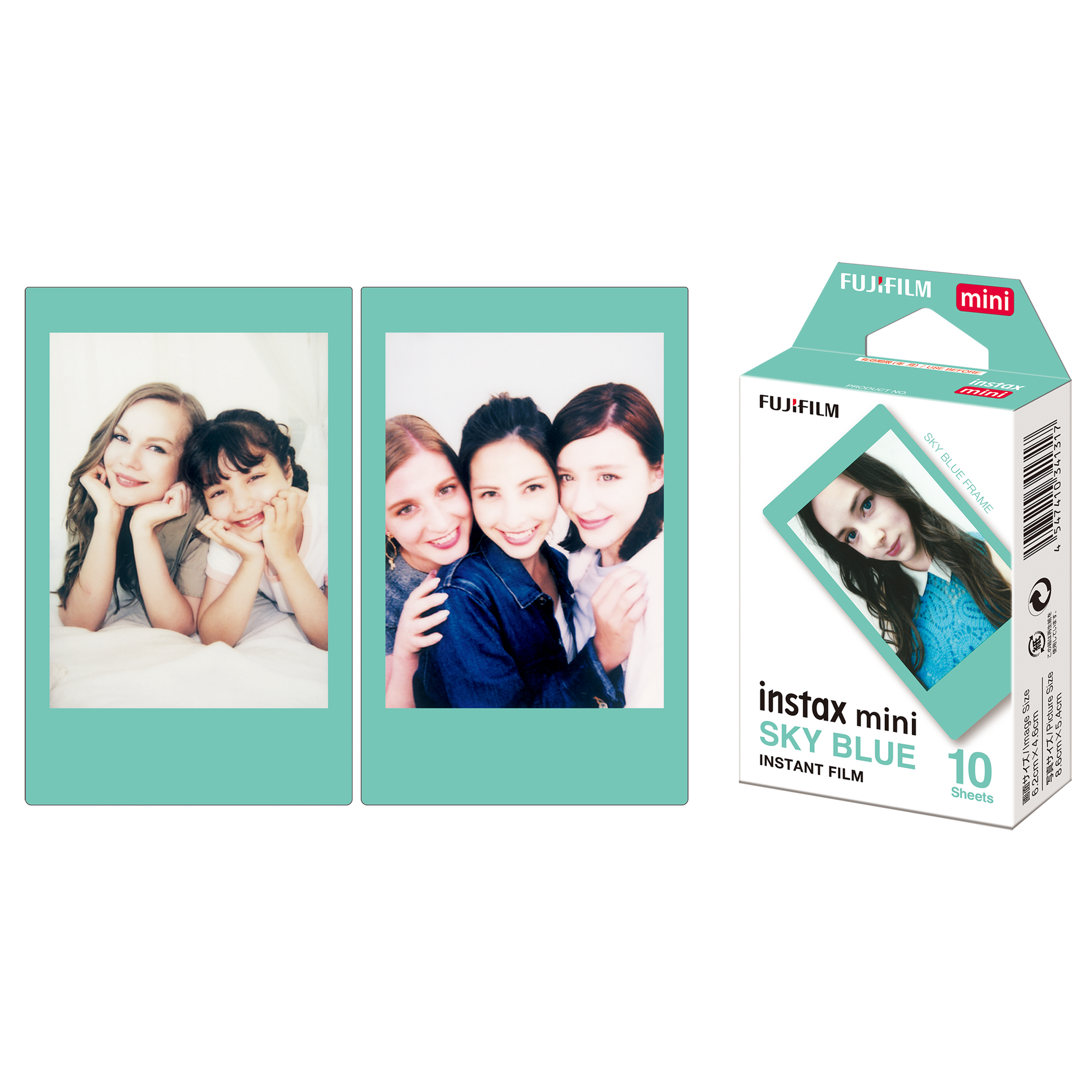 instax mini foto filma SKY BLUE FRAME (10gab.)