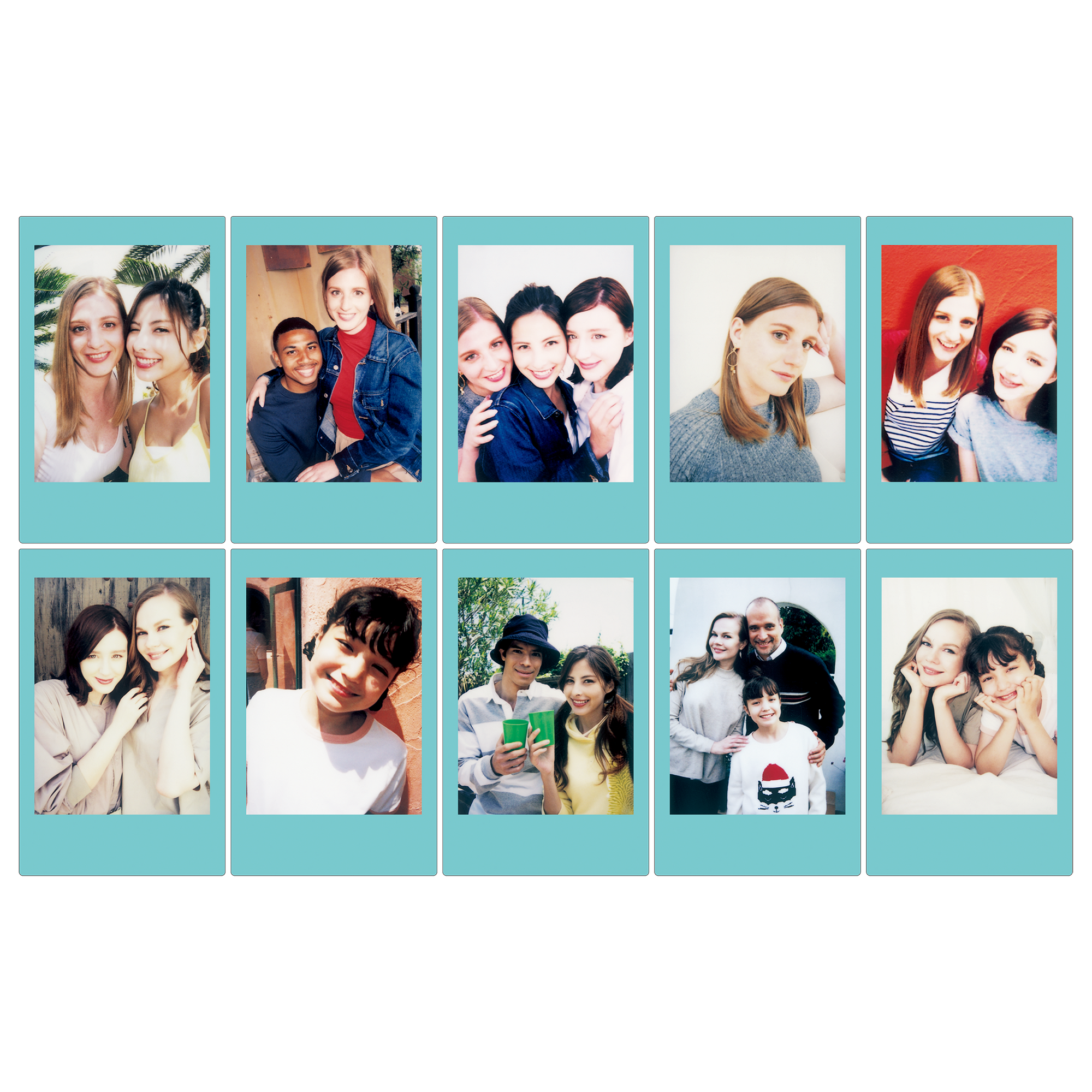 instax mini foto filma SKY BLUE FRAME (10gab.)