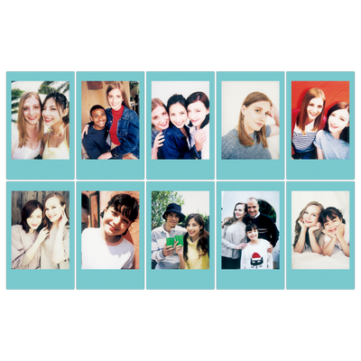 instax mini foto filma SKY BLUE FRAME (10gab.)